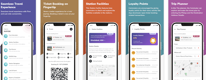 Namo Bharat Train Ticket Booking RAPIDX CONNECT APP